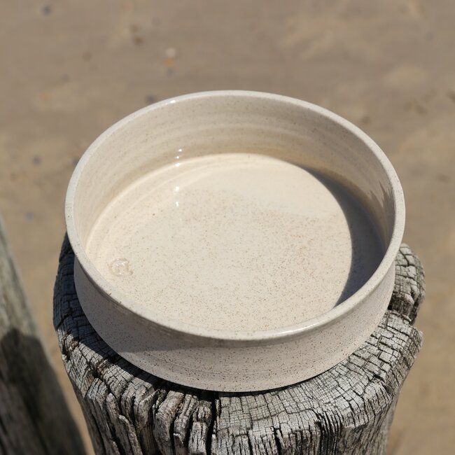 Ceramic handmade scale, Natural Beige