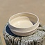 Ceramic handmade scale, Natural Beige 2waves