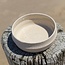 Keramisch handgemaakte schaal, Naturel Beige 2golven