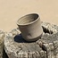 Ceramic handmade coffee cup, Natural Italian