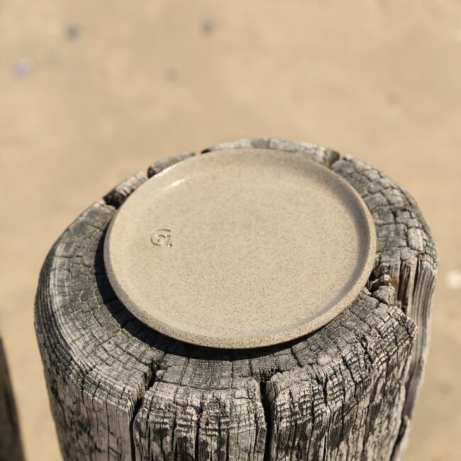 Keramisch handgemaakte bord, Naturel Italian