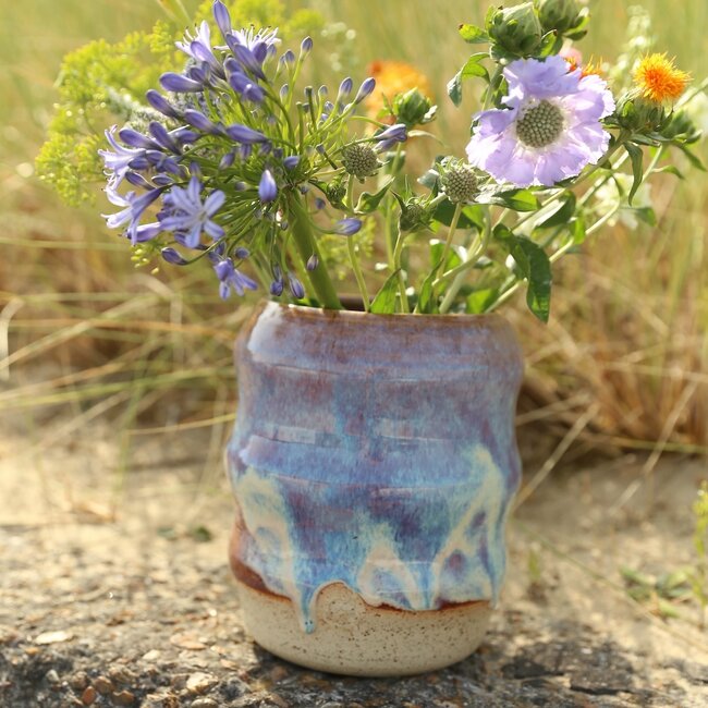 Ceramic handmade vase, Sunrise