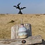 Ceramic handmade oil bottle, Sunrise