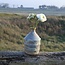 Keramisch handgemaakt vaasje  One Flower, Mosterd