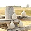 Keramisch handgemaakt olieflesje, Naturel Beige