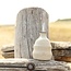 Keramisch handgemaakt olieflesje, Naturel Beige