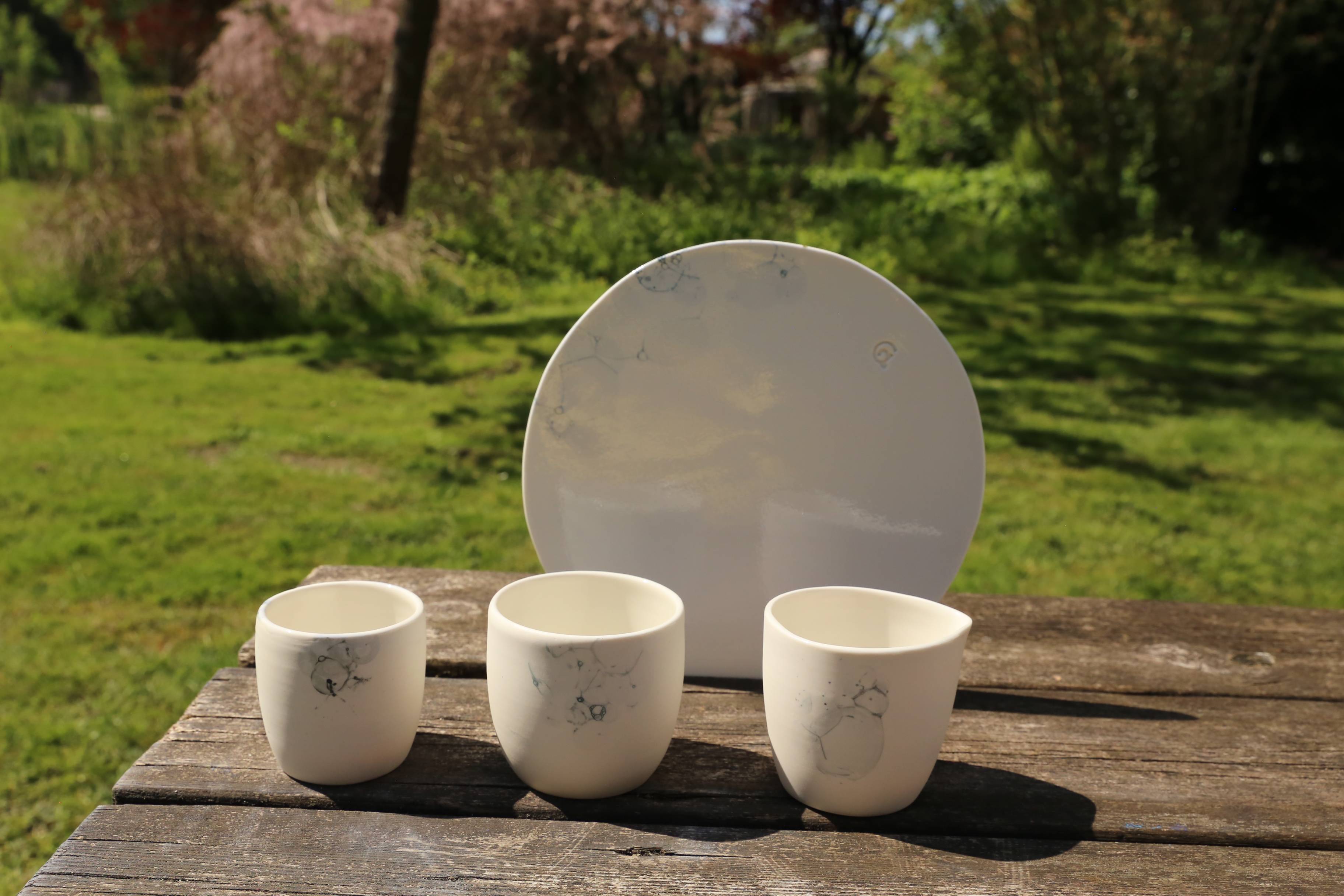 Handmade unique porcelain