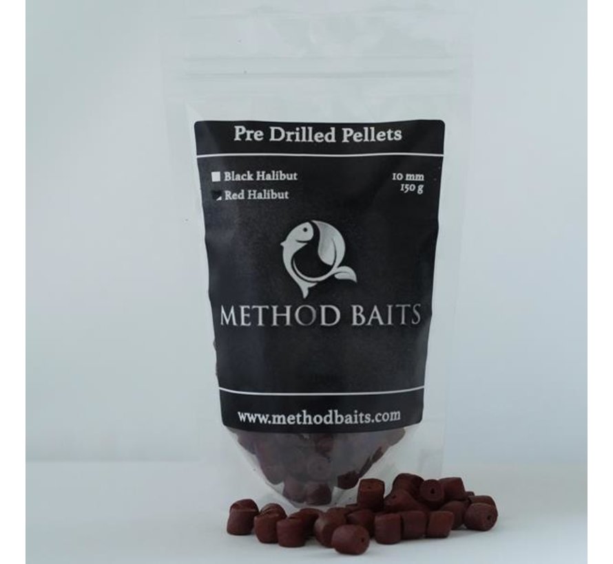 Pre-Drilled Pellets 8 mm – Red Halibut