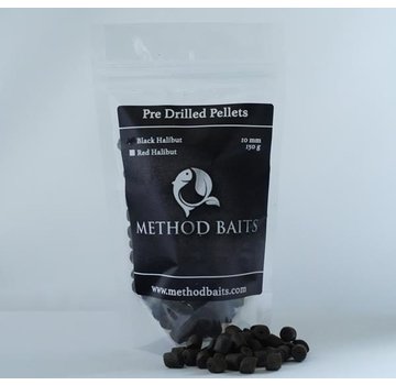 Method Baits Pre-Drilled Pellets 8 mm – Black Halibut