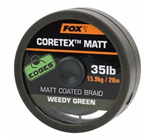 Fox Fox Coretex Matt Coated Braid - Weedy Green - Onderlijnmateriaal