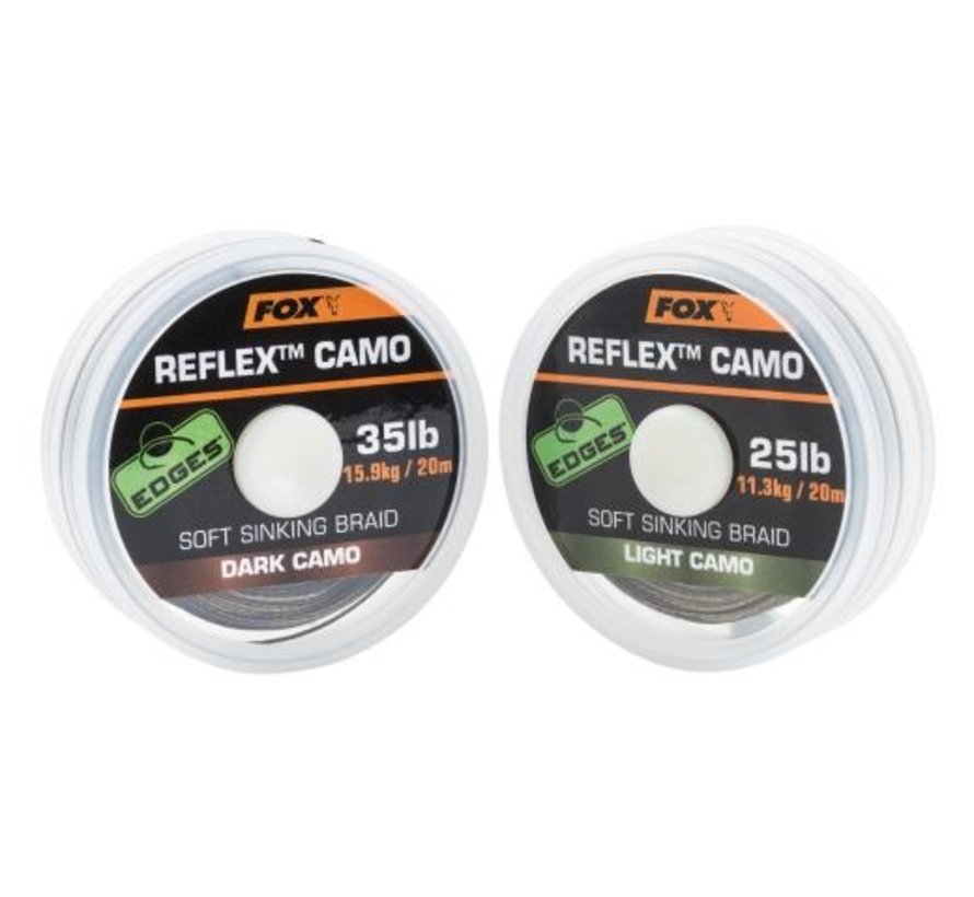 Fox Reflex Camo Soft Sinking Braid - Dark Camo - Onderlijnmateriaal