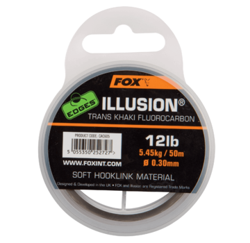 Fox Fox Illusion Soft Hooklink Trans Khaki 50m