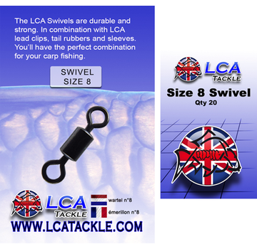 LCA Tackle LCA Tackle Size 8 Swivel