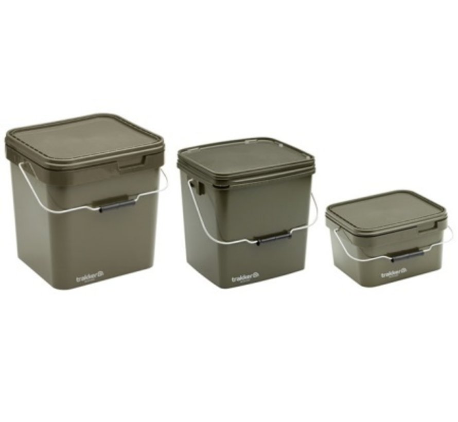 Trakker 17 Ltr Olive Square Container