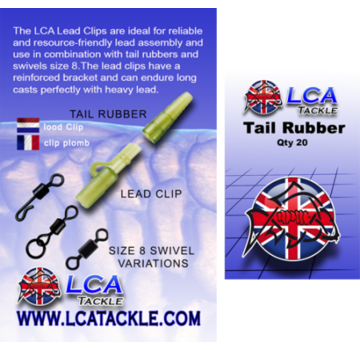 LCA Tackle LCA Tackle Tail Rubbers