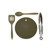 Trakker Trakker Armolife 4 Piece Silicone Utensil Set