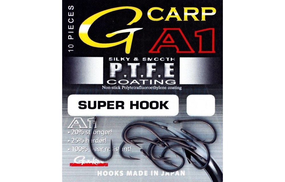 Special Offer Gamakatsu G-Carp A1 Super Camo Hooks - Green / Sand - Sizes  4/6/8