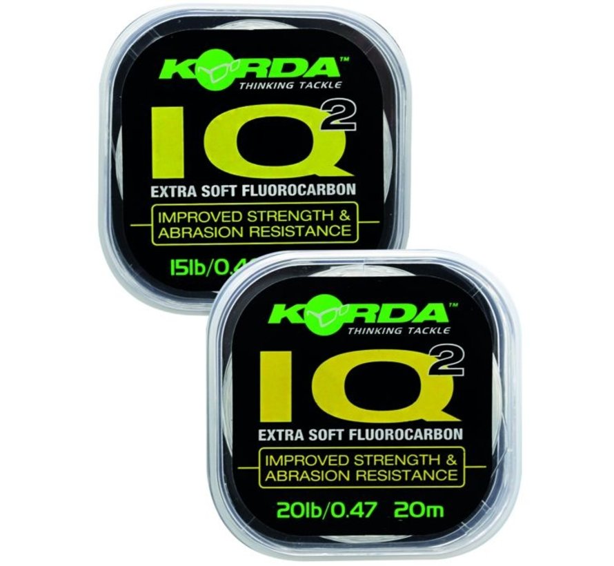 Korda IQ2 Extra Soft Fluorocarbon 20m