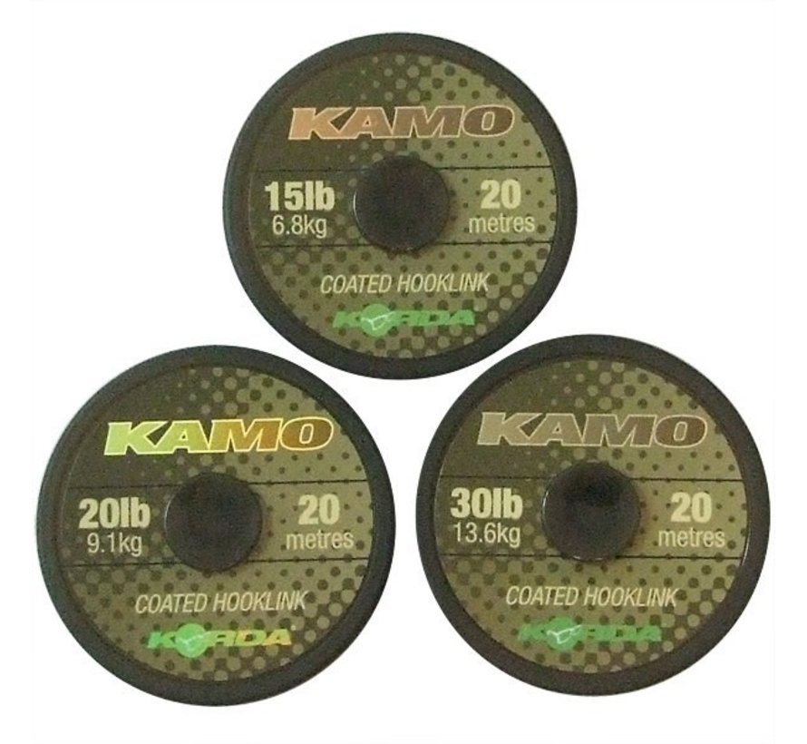 Korda Kamo - Camouflaged Coated Hooklink