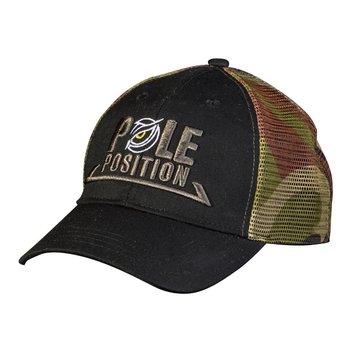Pole Position Pole Position Trucker Cap - Black Camou