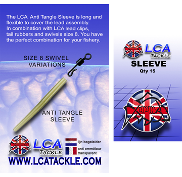 LCA Tackle LCA Anti Tangle Sleeve Green