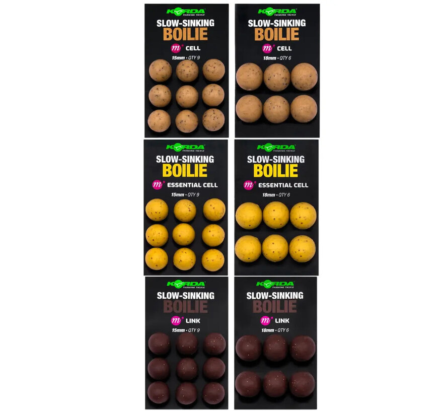 Korda Slow-Sinking Boilie - Essential Cell