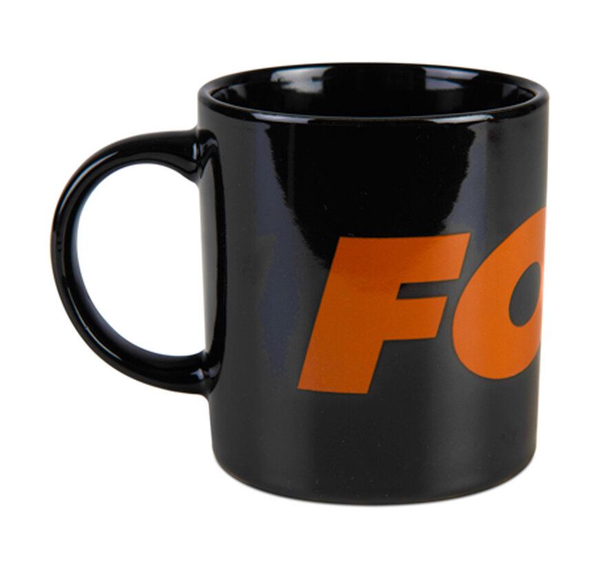 Fox Black & Orange Logo Ceramic Mug