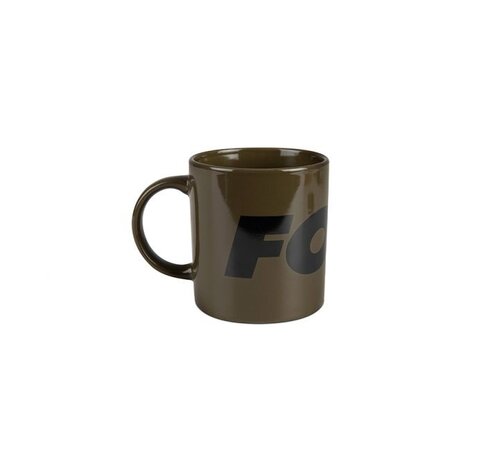 Fox Fox Green & Black Logo Ceramic Mug 350ml