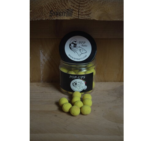 BFP Baits Pop Ups Fish X (15mm, Geel)