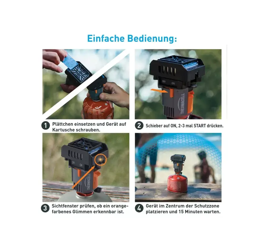 Thermacell Backpacker PT-19 - Muggen verjager (inclusief 3 viltjes)