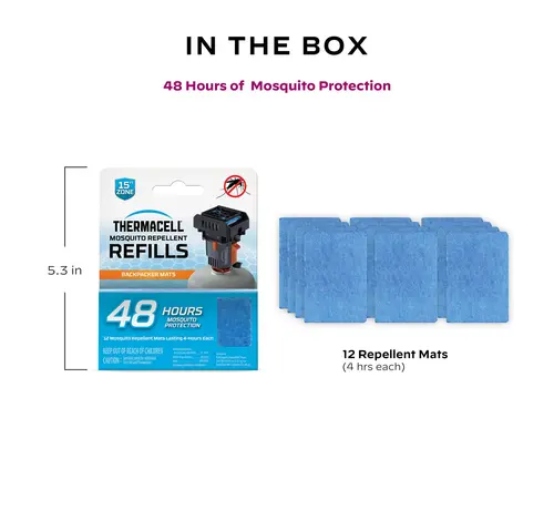 thermacell Thermacell Backpacker Navulverpakking 12x 4 uur