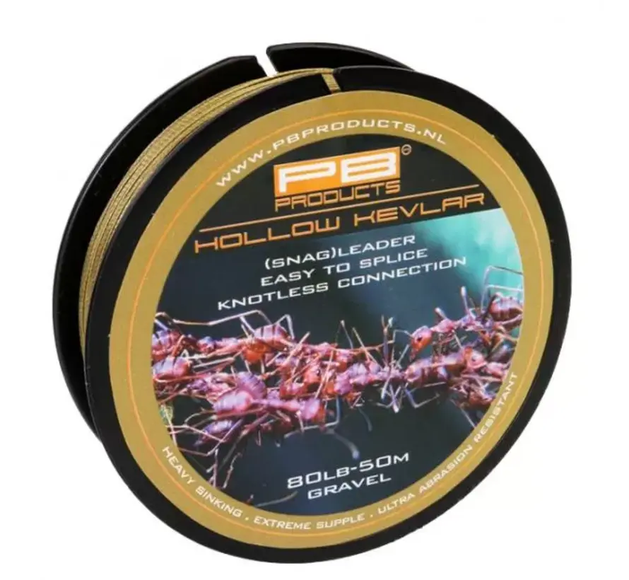 PB Products Hollow Kevlar 80LB - Leadermateriaal