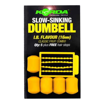 Korda Korda Slow Sinking Dumbell 16 mm I.B. Flavour