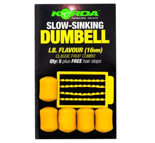 Korda Korda Slow Sinking Dumbell 16 mm I.B. Flavour