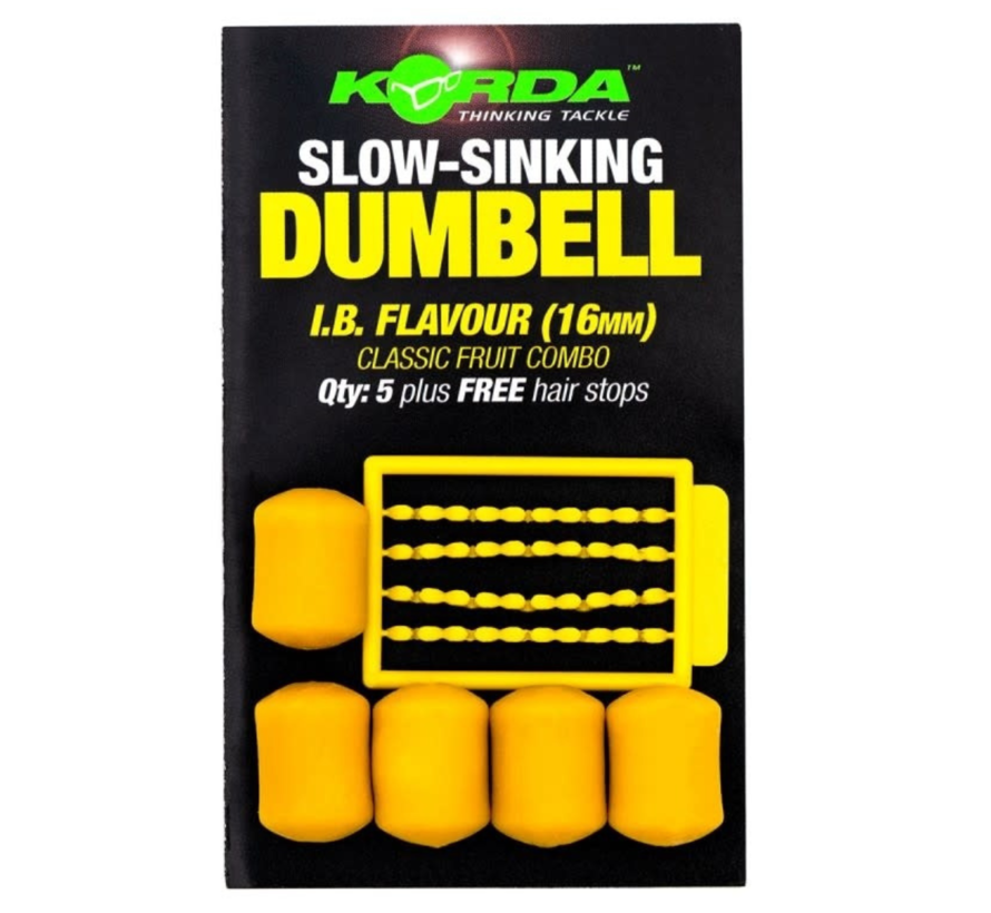 Korda Slow Sinking Dumbell 16 mm I.B. Flavour
