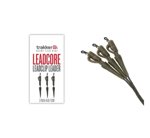 Trakker Trakker Leadcore Leadclip Leader 3 Pack - 45lb/75cm