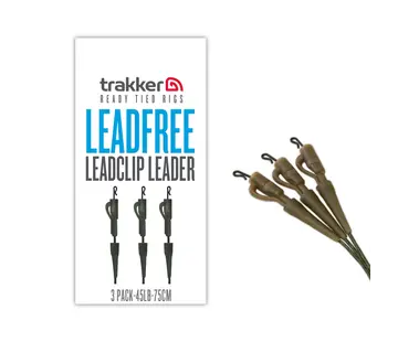 Trakker Trakker Leadfree Leadclip Leader 3 Pack - 45lb/75cm