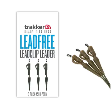 Trakker Trakker Leadfree Leadclip Leader 3 Pack - 45lb/75cm