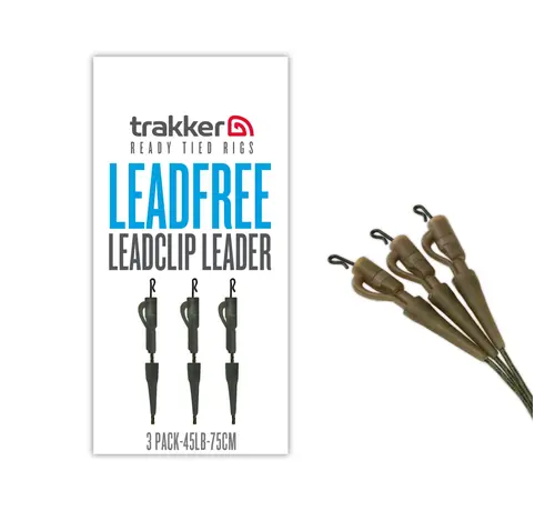 Trakker Trakker Leadfree Leadclip Leader 3 Pack - 45lb/75cm