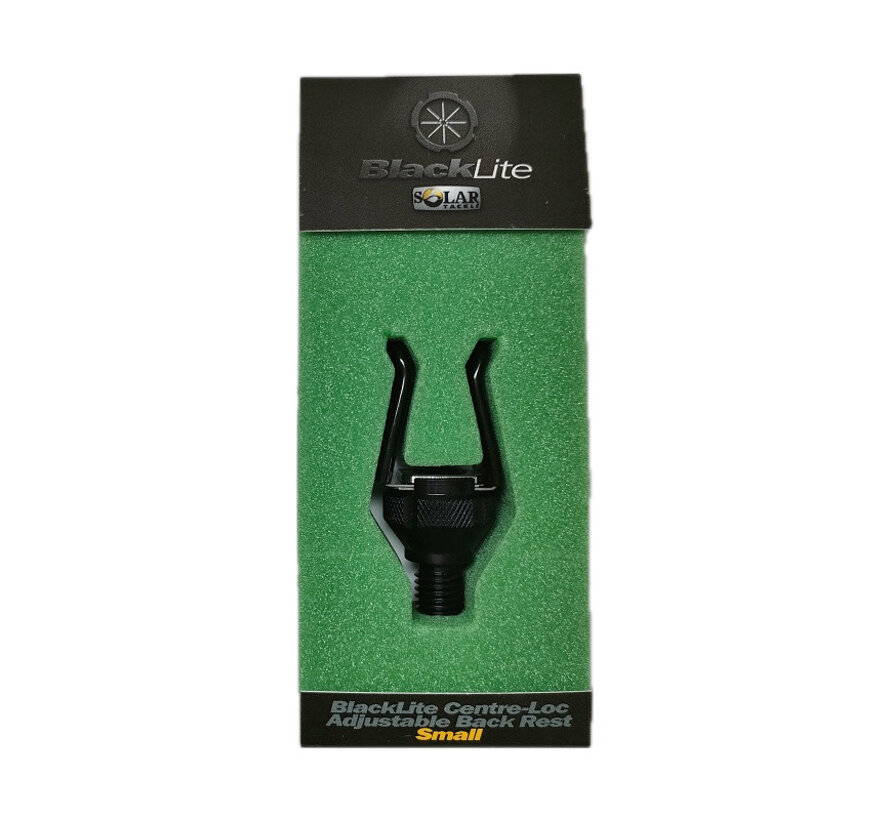 Solar Tackle Black-Lite Centre-Loc Adjustable Back Rest
