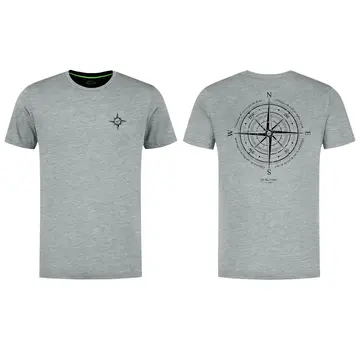 Korda Korda Compass Tee Heather Grey - T-Shirt