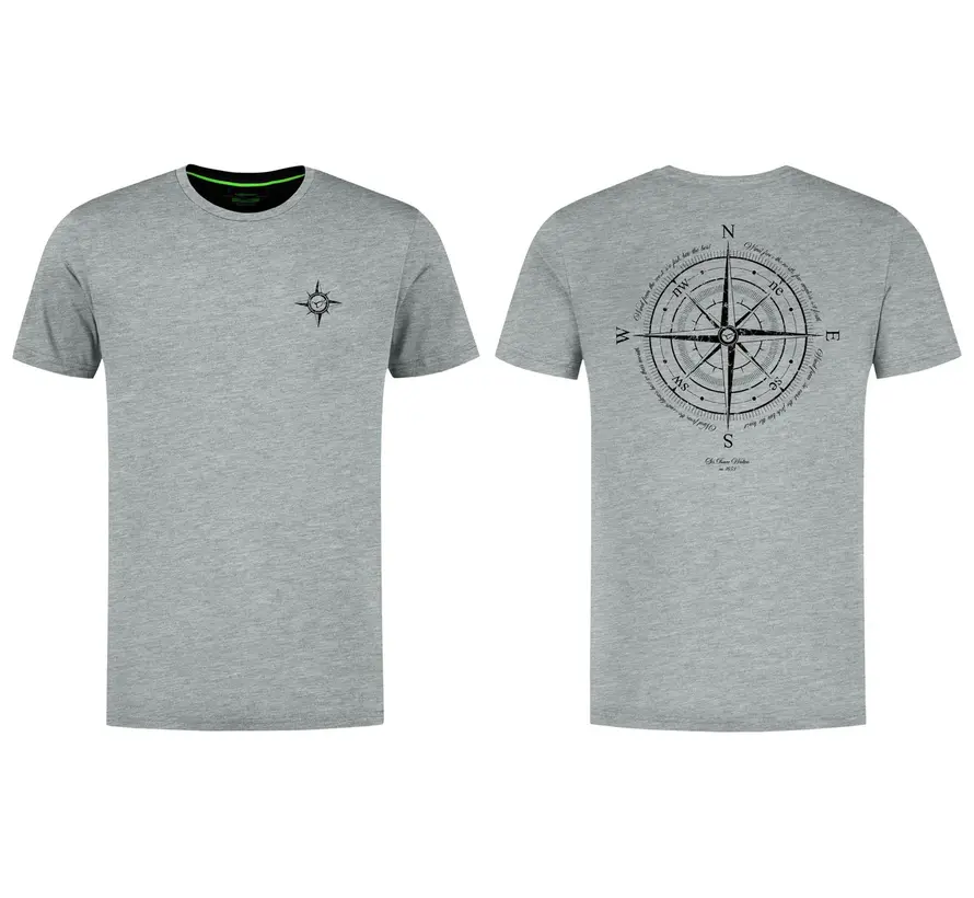 Korda Compass Tee Heather Grey - T-Shirt