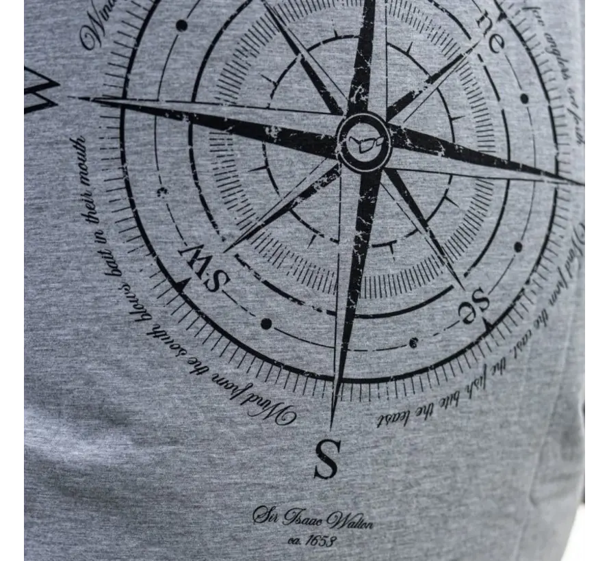 Korda Compass Tee Heather Grey - T-Shirt