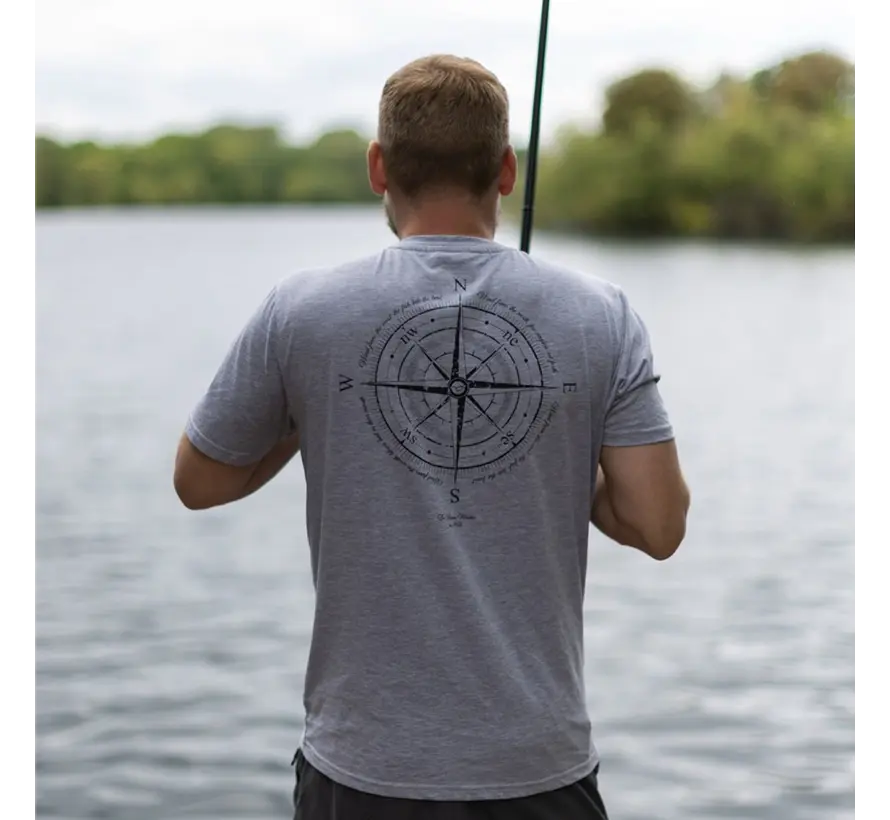 Korda Compass Tee Heather Grey - T-Shirt