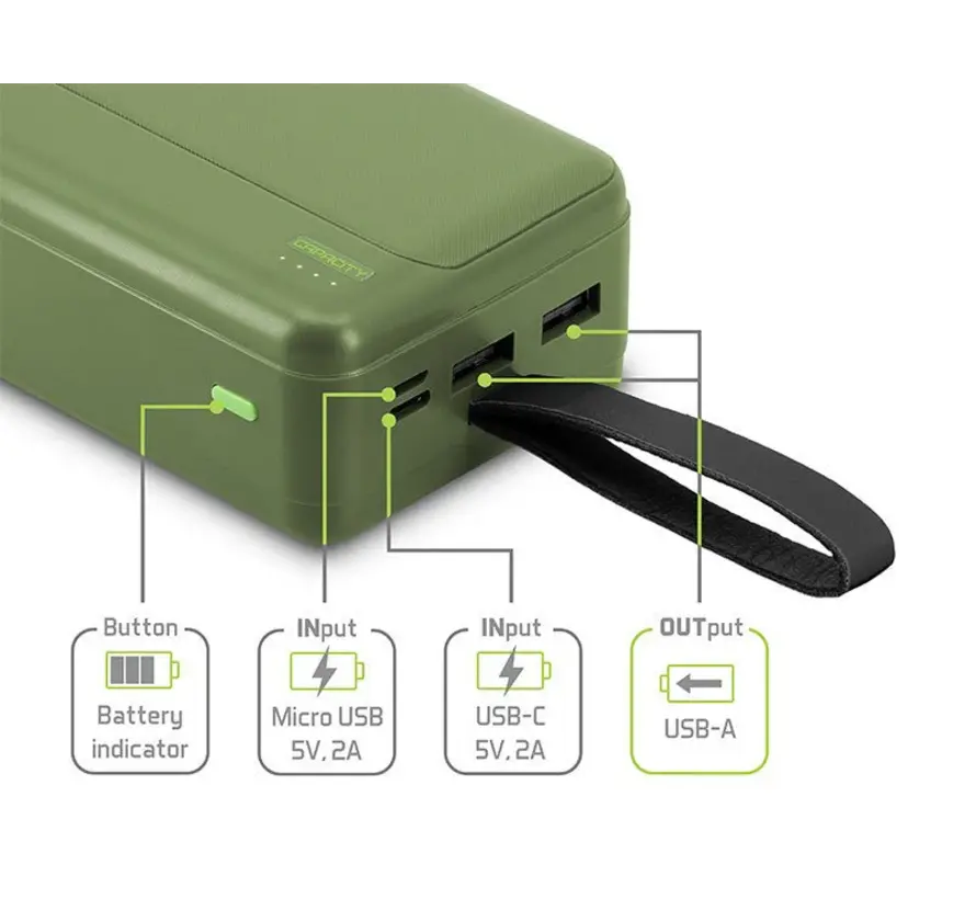 Delphin powerbank Powerix 27000 mAh