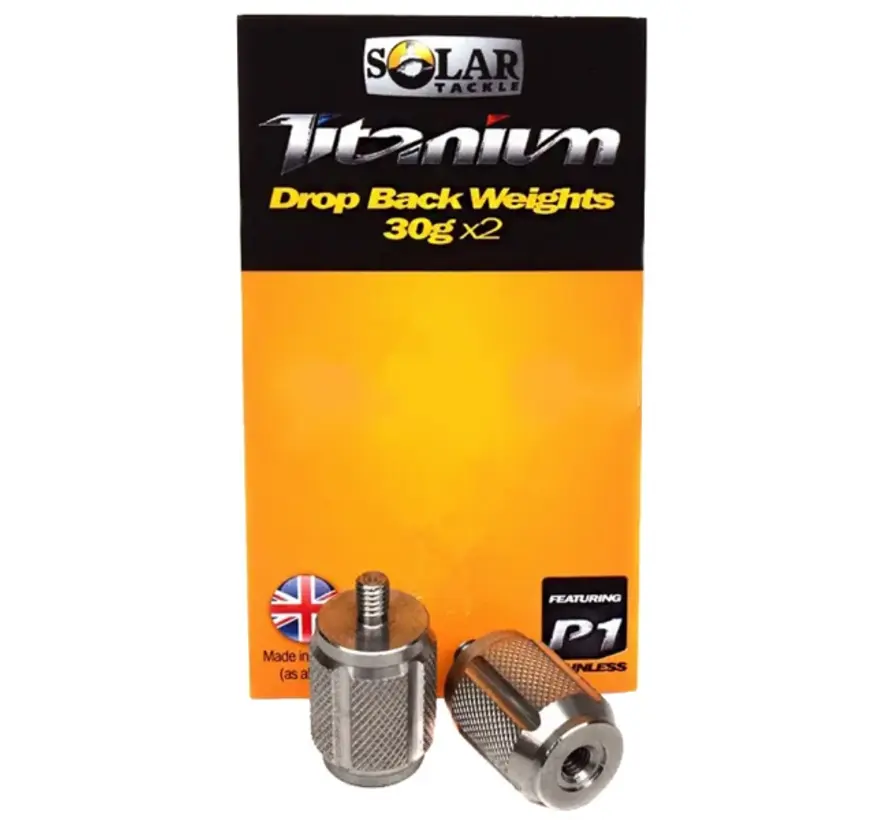 Solar Tackle Indicator Drop Back Weights 30gr - 2 per pack