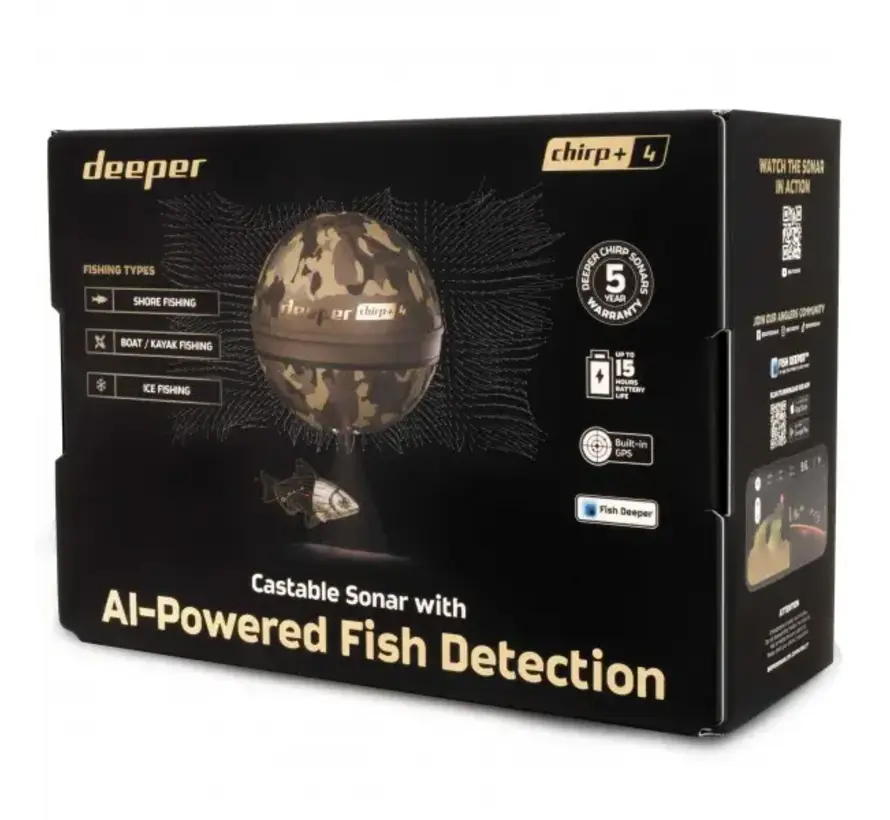 Deeper Smart Sonar Chirp+ 4 Fishfinder