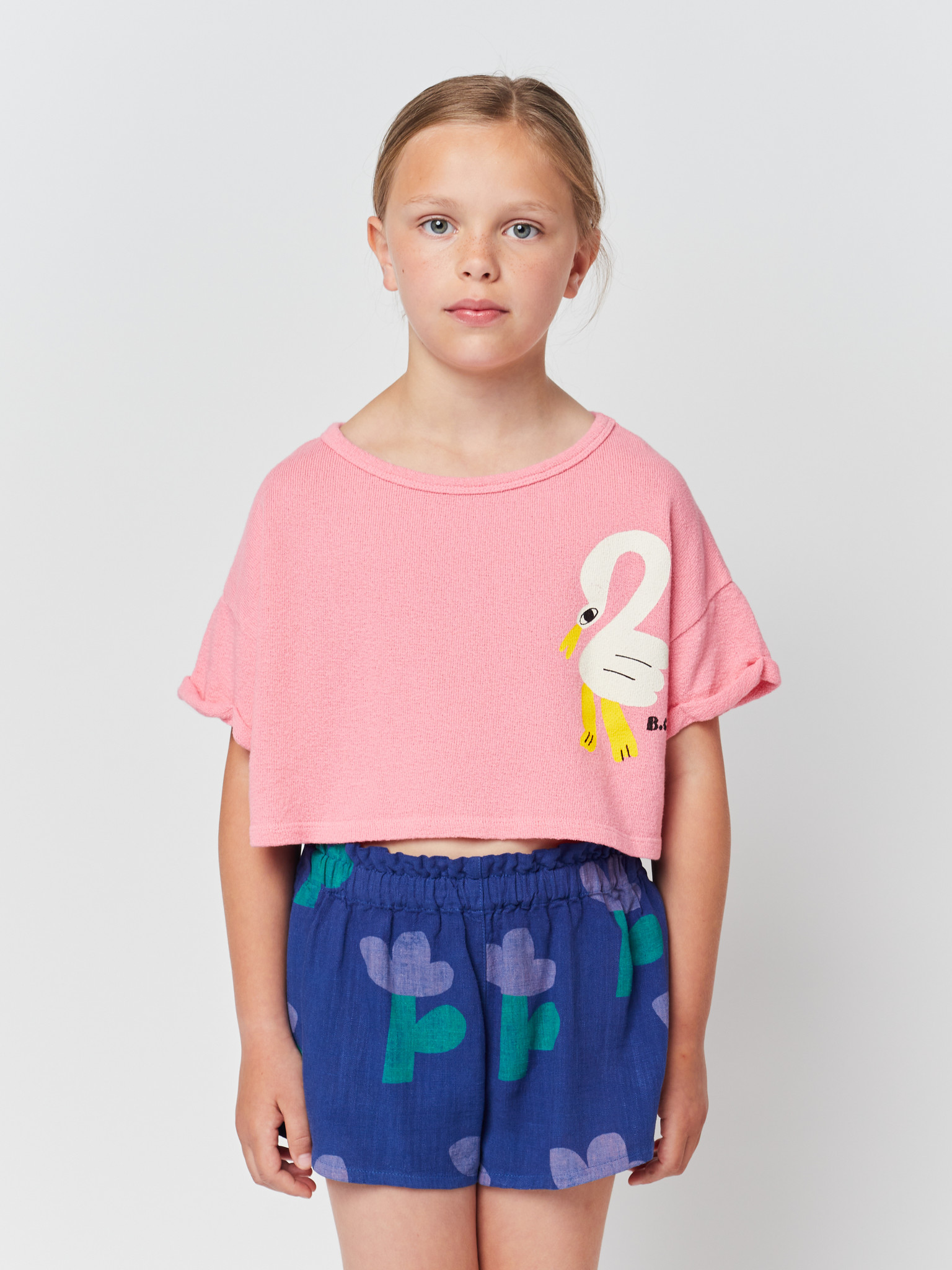 Sea flower all over woven shorts - RobinRouge