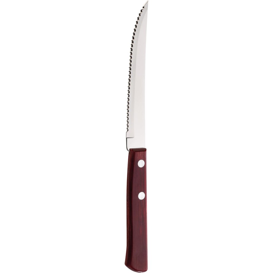 Steak-/Pizzabesteck "Churrasco" Messer L: 21cm mahagoni