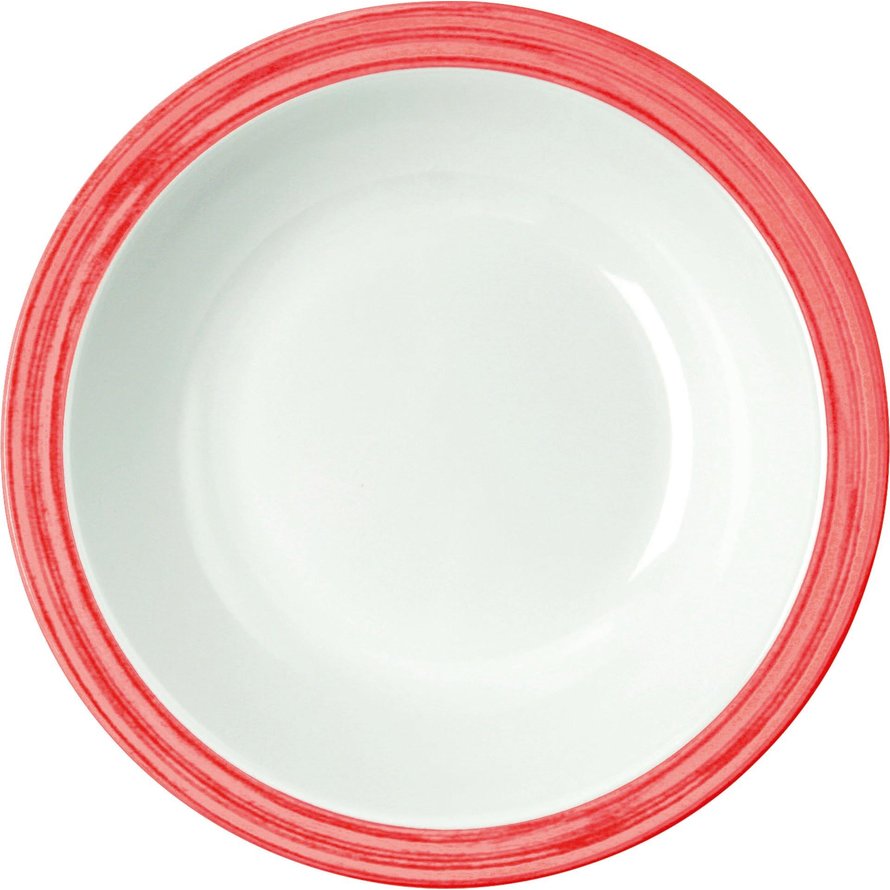 Teller tief "Colour" Ø20,5cm 600ml Melamin cherry-rot